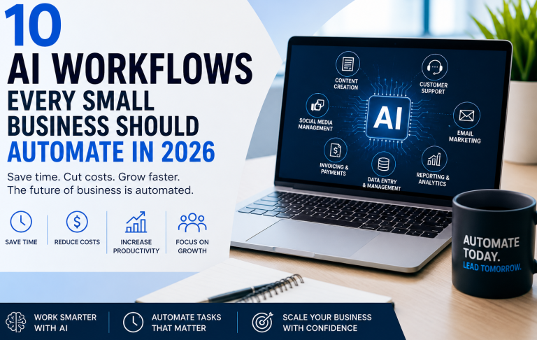 10 AI Workflows Every Small Business Should Automate in 2026