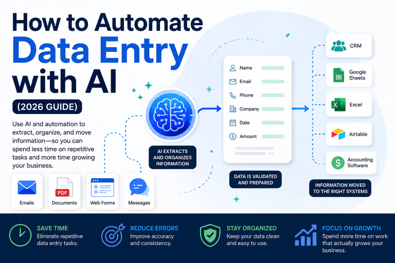 Automate data entry with AI for small businesses